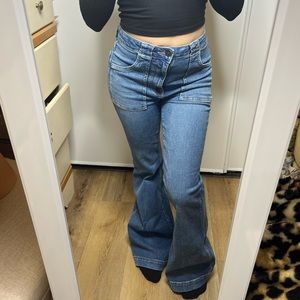 American Eagle flared jeans